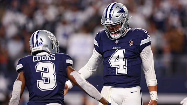 Brandin Cooks, Dak Prescott, Dallas Cowboys