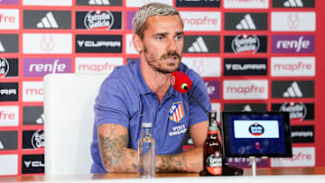 Atletico De Madrid Press Conference - Final Copa Del Rey