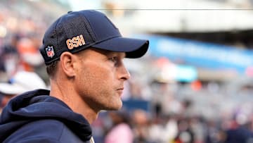 This wasn't the only time that Ben Johnson had the 1,000-yard stare as his Bears blew a very winnable Week 1 game against the Vikings