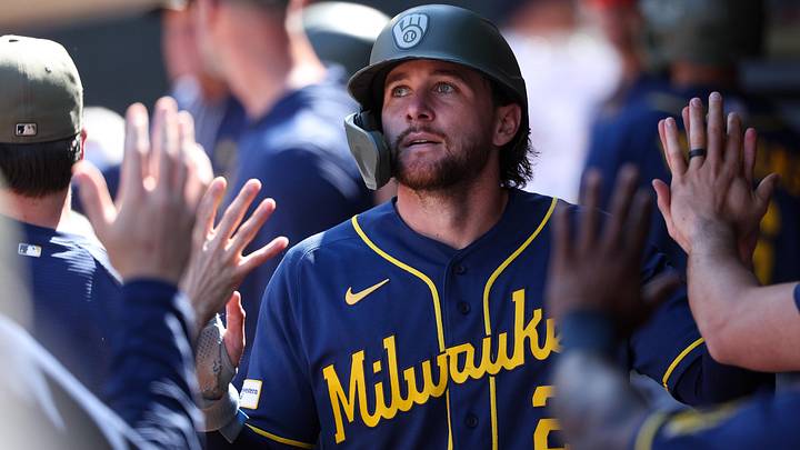 Milwaukee Brewers second baseman Brice Turang.