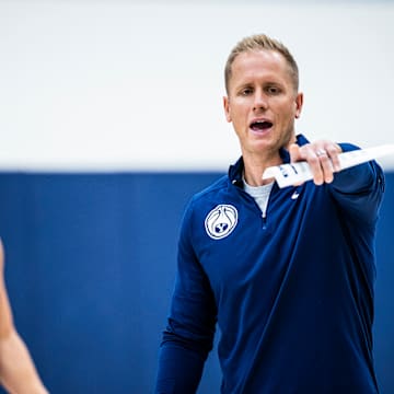 BYU head coach Kevin Young