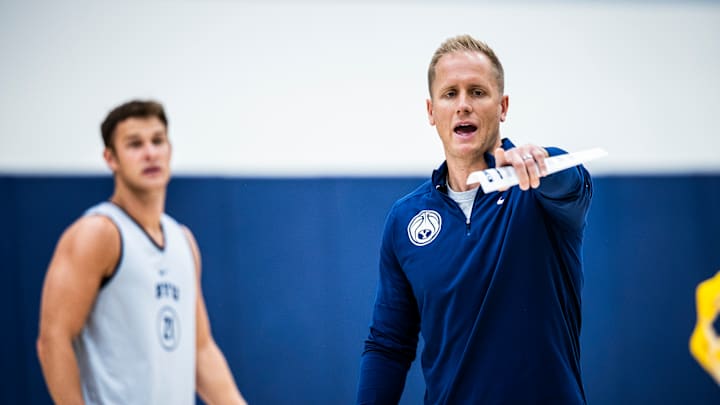 BYU head coach Kevin Young