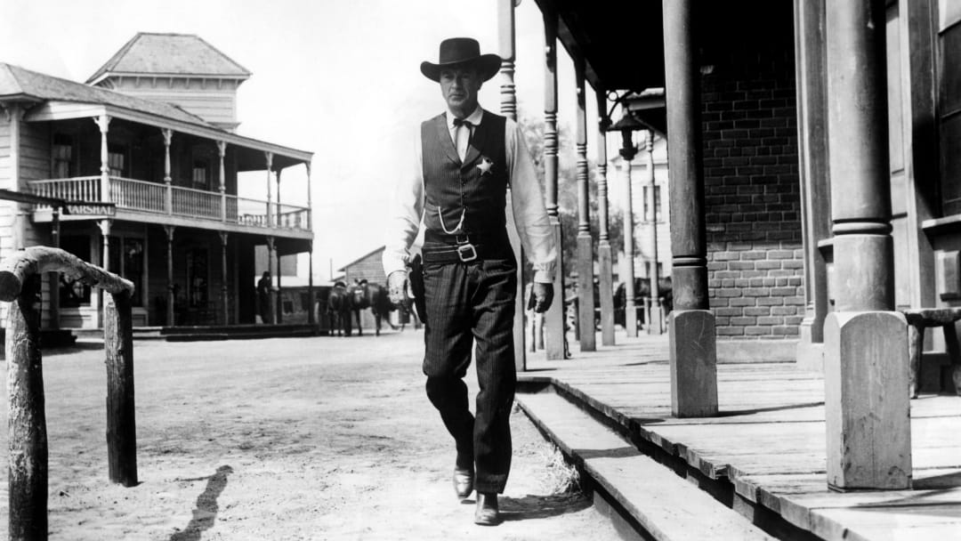 Gary Cooper in 'High Noon' (1952).