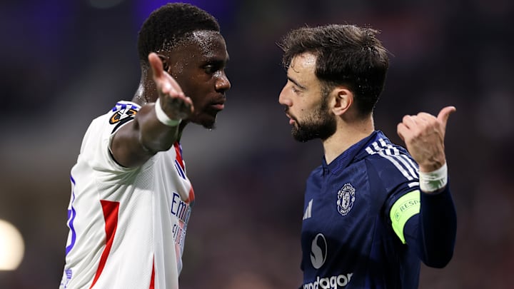 Olympique Lyonnais v Manchester United - UEFA Europa League 2024/25 Quarter Final First Leg