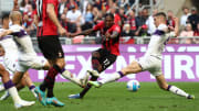 Leao netted a massive winner for Milan