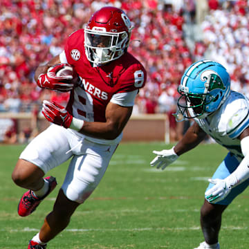 Oklahoma Sooners running back Taylor Tatum