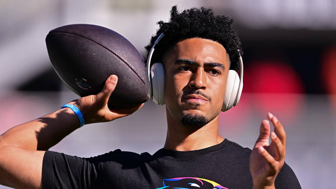 Carolina Panthers quarterback Bryce Young