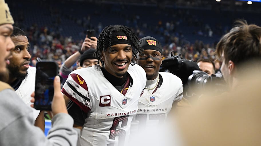 Quarterback Jayden Daniels and wide receiver Terry McLaurin were instrumental in the Commanders' 2024 breakout season. | Lon Horwedel-Imagn Images