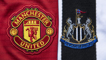 Manchester United and Newcastle United Club Crests