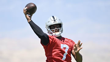 Las Vegas Raiders quarterback Geno Smith