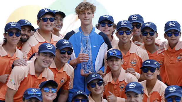 Many professional tennis players once served as ball kids.