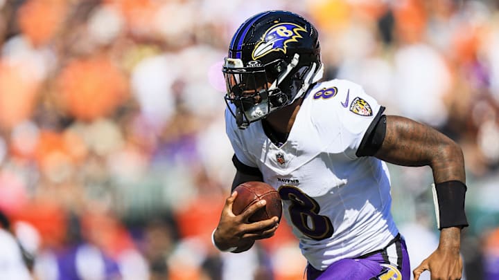 Baltimore Ravens quarterback Lamar Jackson.