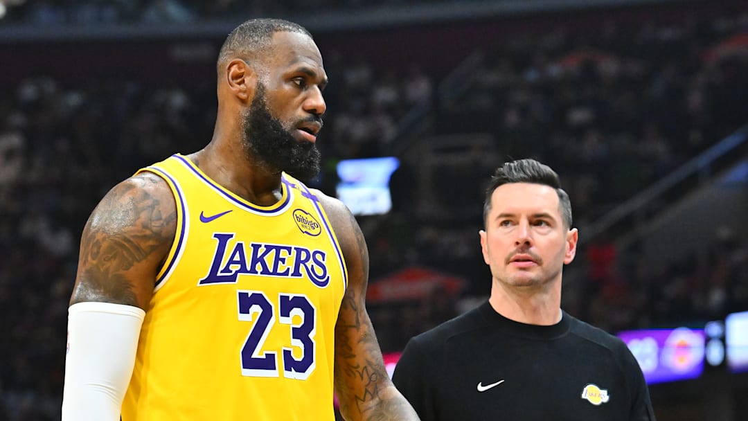 LeBron James and JJ Redick.