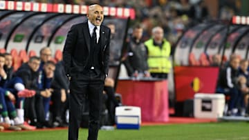 Luciano Spaletti am Seitenrand. Bald wird er nicht mehr Italien-Trainer sein