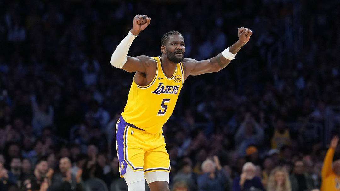 Feb 20, 2026; Los Angeles, California, USA; Los Angeles Lakers center Deandre Ayton (5) reacts against the LA Clippers in the first half at Crypto.com Arena. Mandatory Credit: Kirby Lee-Imagn Images Feb 20, 2026; Los Angeles, California, USA; Los Angeles Lakers center Deandre Ayton (5) reacts against the LA Clippers in the first half at Crypto.com Arena. Mandatory Credit: Kirby Lee-Imagn Images
