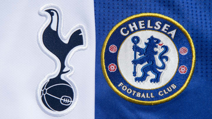 The Tottenham Hotpsur and Chelsea Club Badges The Tottenham Hotpsur and Chelsea Club Badges