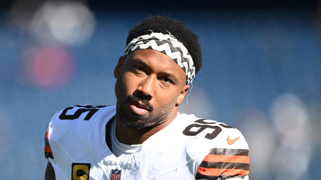 Cleveland Browns defensive end Myles Garrett