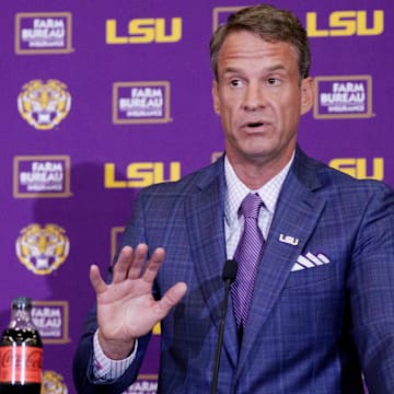 Lane Kiffin was introduced as LSU coach Monday