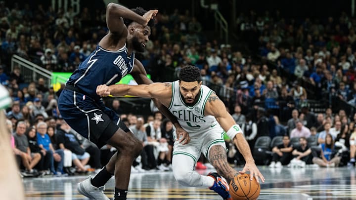 Jayson Tatum has turned in a stellar season so far as the Boston Celtics aim to repeat as NBA champions.
