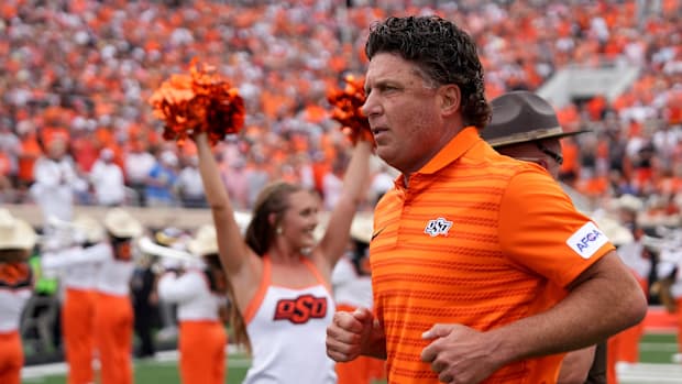 Oklahoma State football coach Mike Gundy