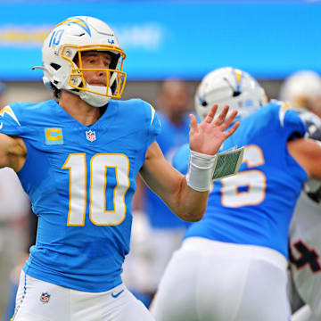 Los Angeles Chargers quarterback Justin Herbert is now +550 to win the MVP award. 