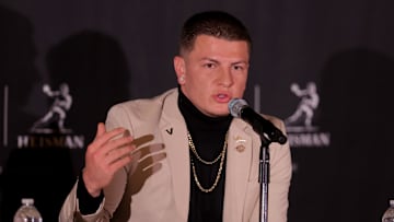 Vanderbilt quarterback Diego Pavia is getting criticized on social media for his answer about all-time best college players.