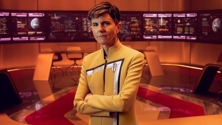Tig Notaro in season 1 of Star Trek: Starfleet Academy streaming on Paramount+. Photo Credit: Miller Mobley/Paramount+