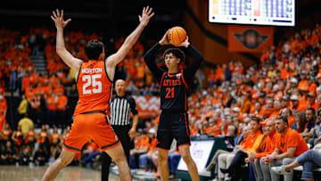 San Diego State Aztecs guard Miles Byrd (21).