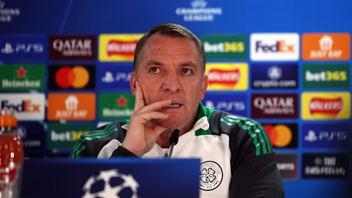 Celtic FC Training And Press Conference - UEFA Champions League 2024/25 League Knockout Play-off