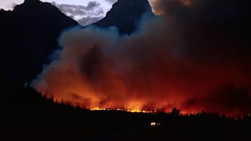 Wildfire in Wyoming