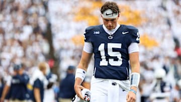 Penn State football quarterback Drew Allar