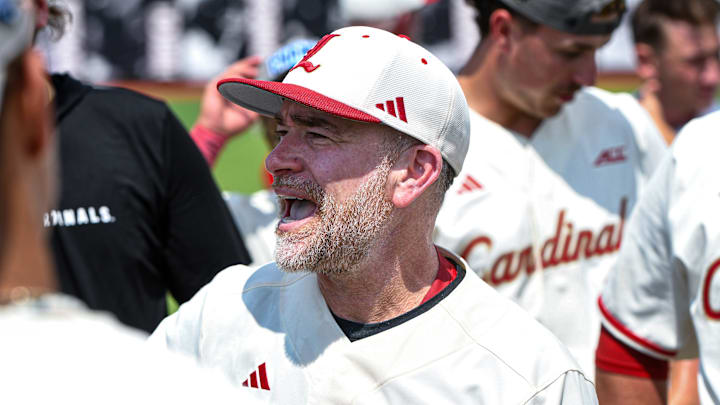 Louisville baseball head coach Dan McDonnell Louisville baseball head coach Dan McDonnell