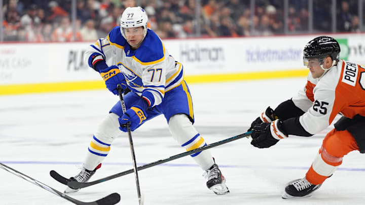 Buffalo Sabres right wing JJ Peterka Buffalo Sabres right wing JJ Peterka