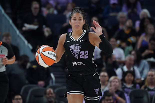 Golden State Valkyries guard Veronica Burton (22)