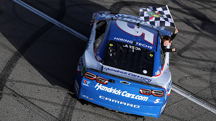Kyle Larson, Hendrick Motorsports, Pennzoil 400, Las Vegas Motor Speedway, NASCAR