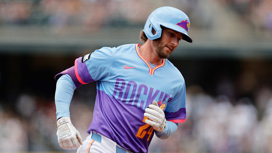 The Yankees are reportedly interested in Rockies third baseman Ryan McMahon | Isaiah J. Downing-Imagn Images