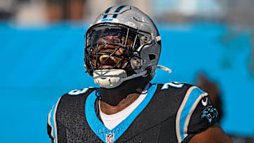 Carolina Panthers offensive tackle Ikem Ekownu