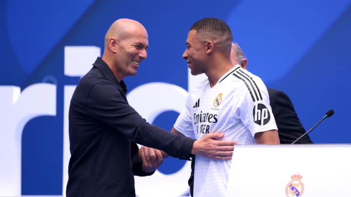 Kylian Mbappe et Zinédine Zidane - Real Madrid 