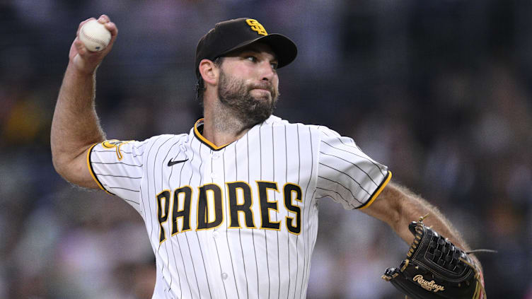 Sep 18, 2023; San Diego, California, USA; San Diego Padres starting pitcher Michael Wacha (52)