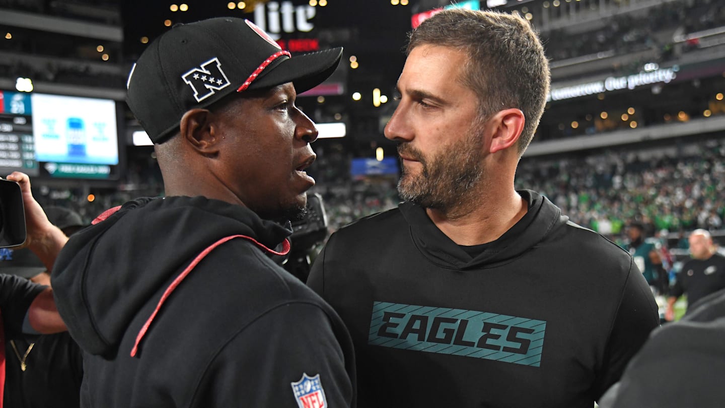 Atlanta Falcons Coach Raheem Morris Gets Game Ball After Win at