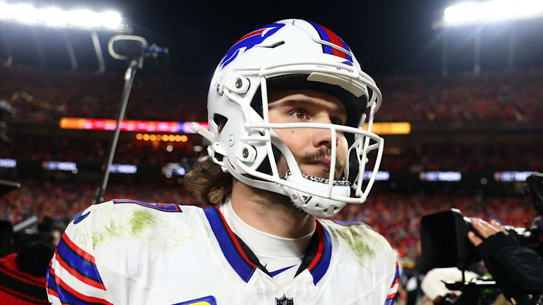 Allen and the Bills lost another playoff game to the Chiefs after a controversial fourth-down call.