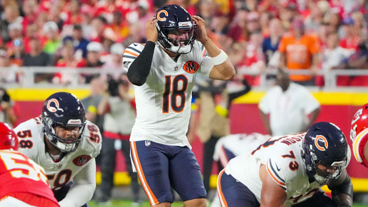 Chicago Bears quarterback Caleb Williams.