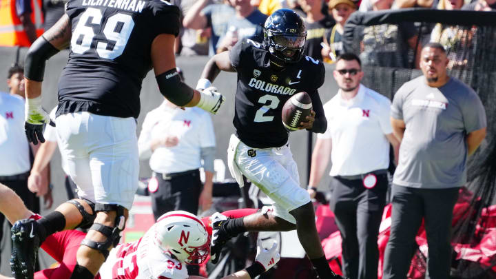 Shedeur Sanders against Nebraska