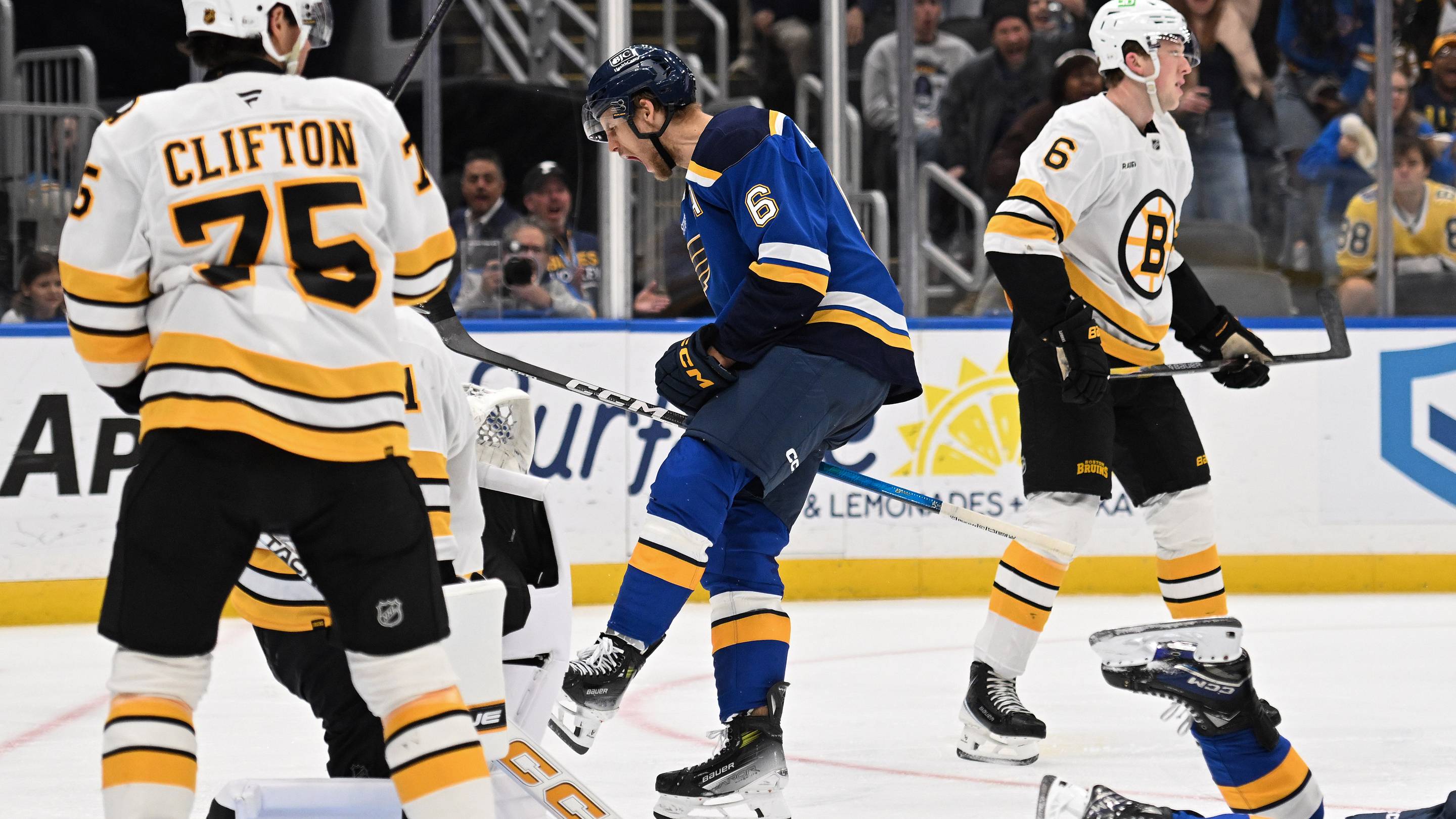 Philip Broberg and 3 other Blues X-Factors for Halloween matinee against Detroit