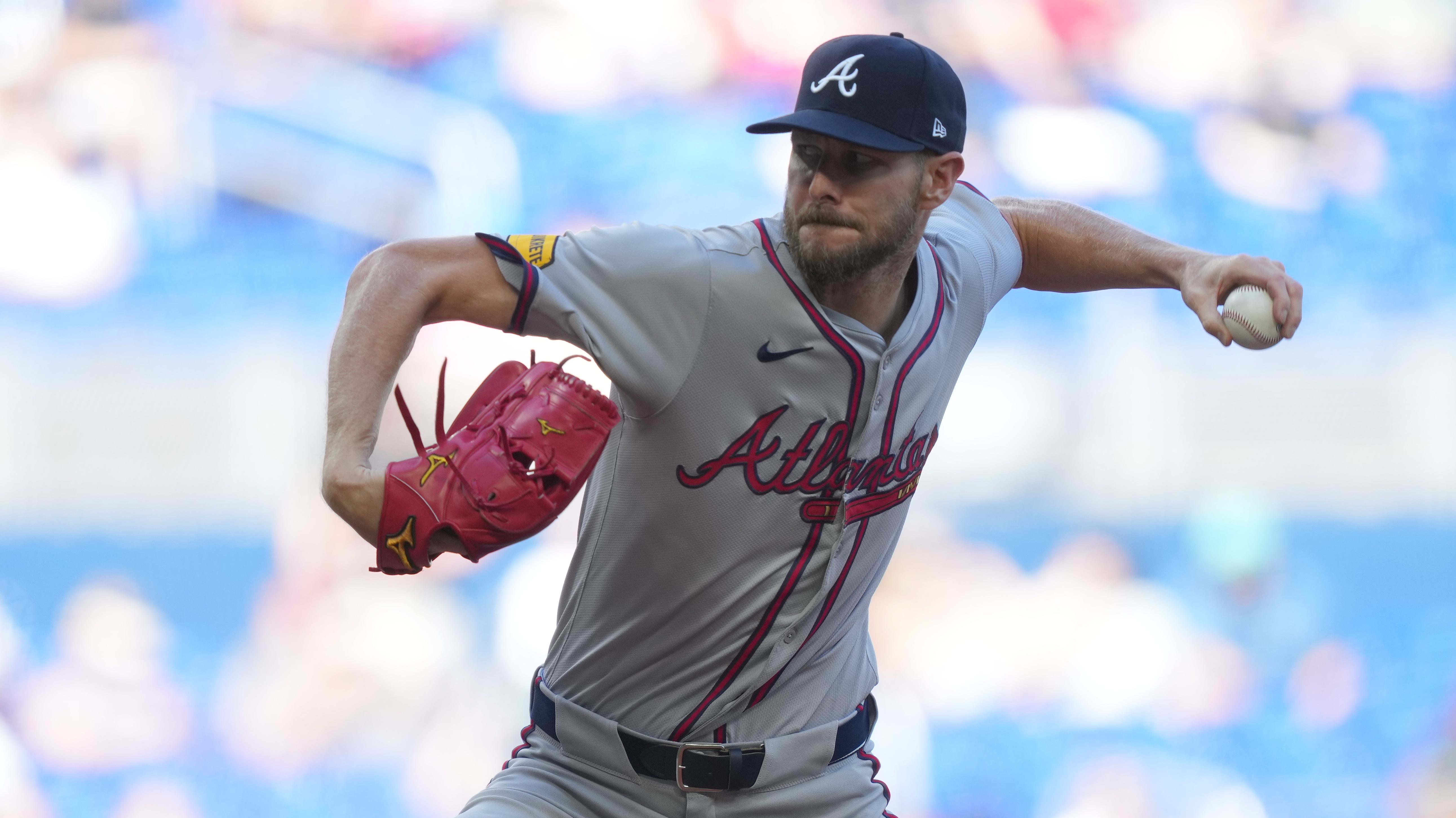 Atlanta Braves starting pitcher Chris Sale takes the mound against the Seattle Mariners today. 