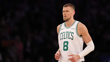 Boston Celtics center Kristaps Porzingis (8)