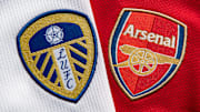 The Leeds United and Arsenal Club Badges...