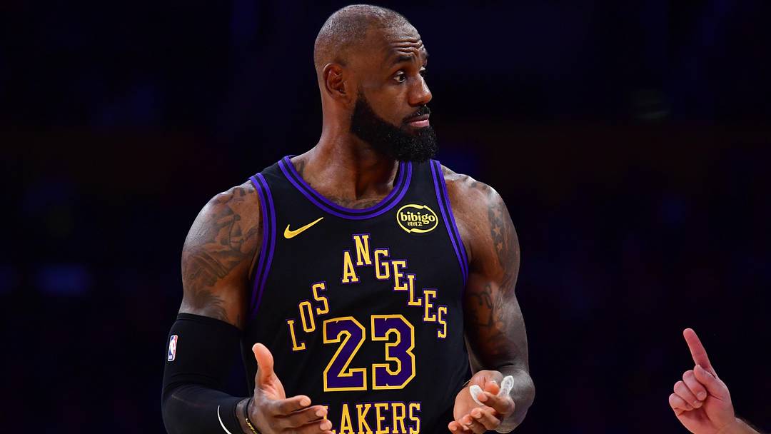 Los Angeles Lakers forward LeBron James.