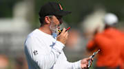 Jul 26, 2025; Berea, OH, USA; Cleveland Browns head coach Kevin Stefanski during training camp at CrossCountry Mortgage Campus. Mandatory Credit: Ken Blaze-Imagn Images