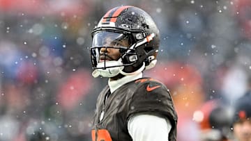 Cleveland Browns quarterback Shedeur Sanders